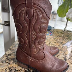 Stylish Brown Leather Boots